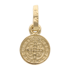 Medalla San Benito oro amarillo 10K