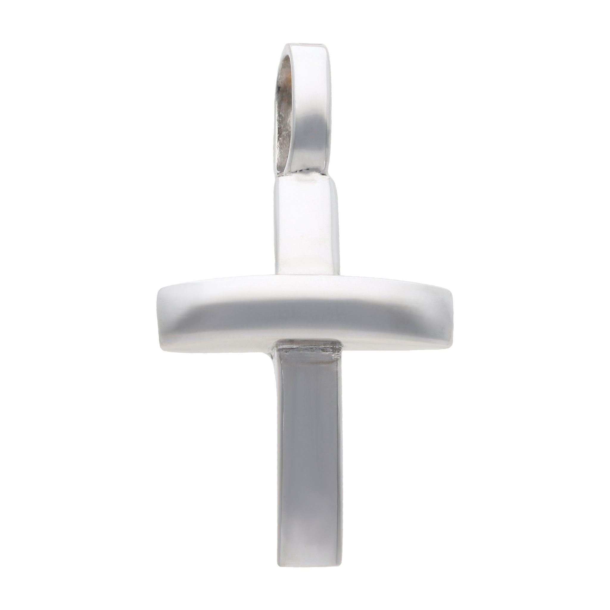 Cruz lisa doble altura 14K