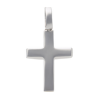 Cruz lisa doble altura 14K