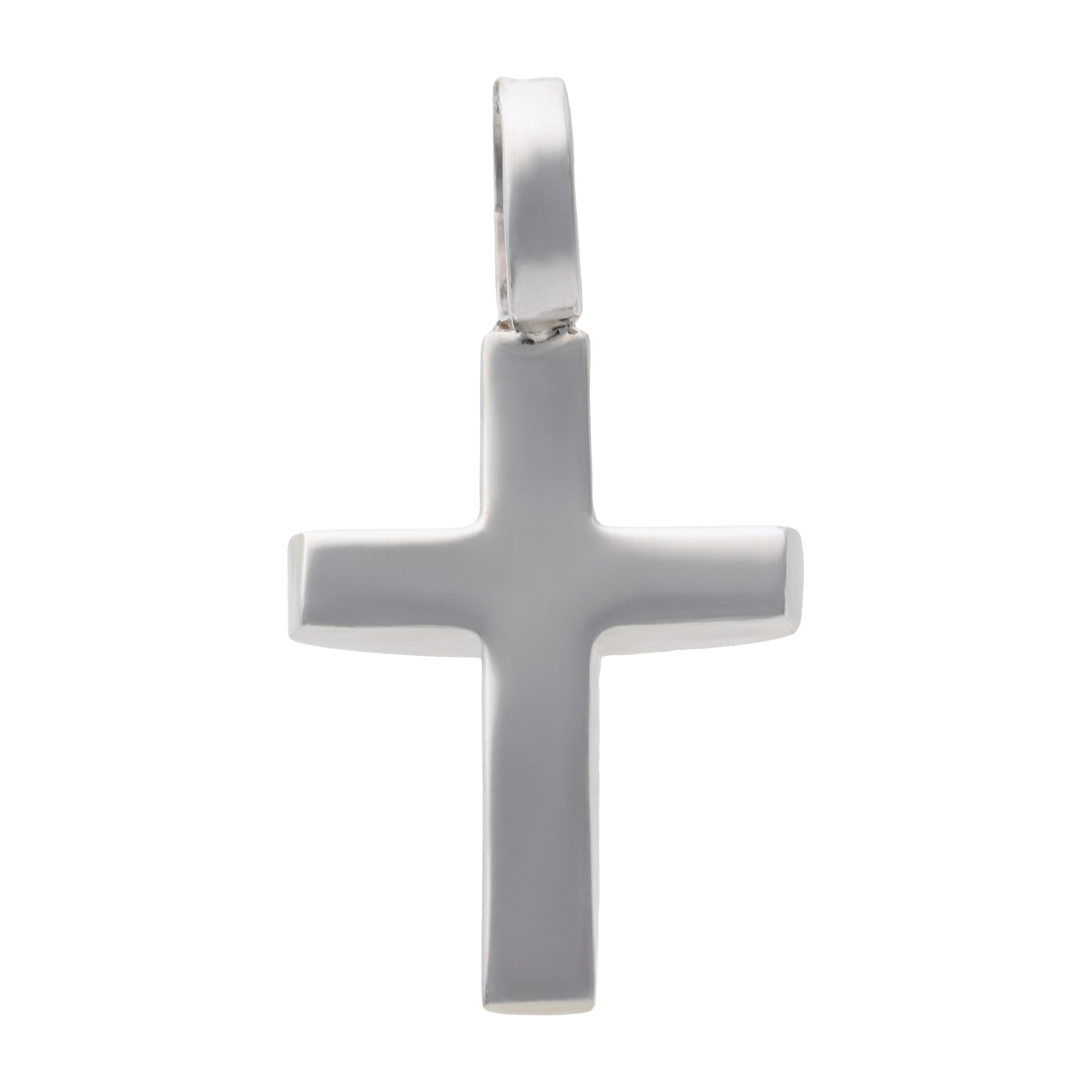 Cruz lisa doble altura 14K