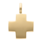 Cruz roja sólida 14K