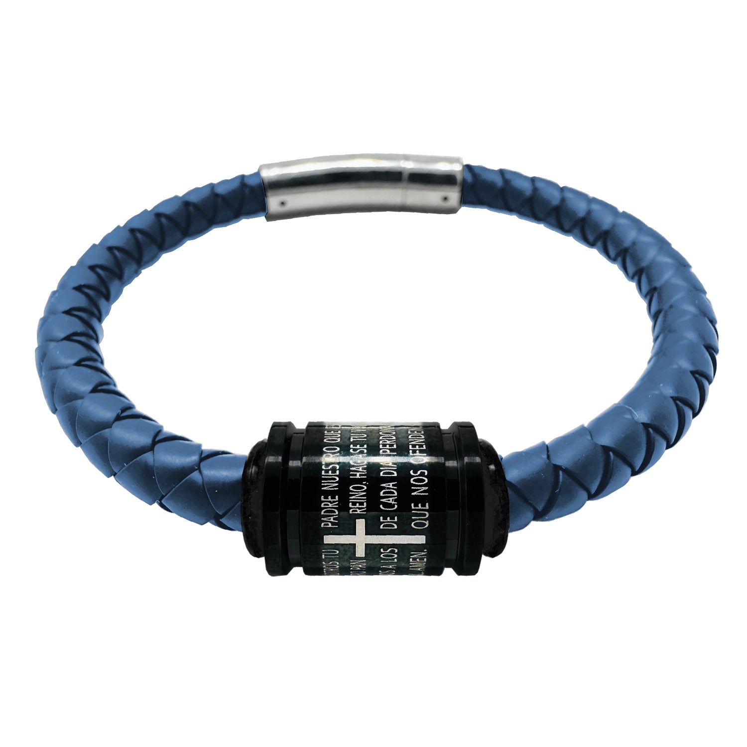 Pulsera caucho italiano Padre Nuestro