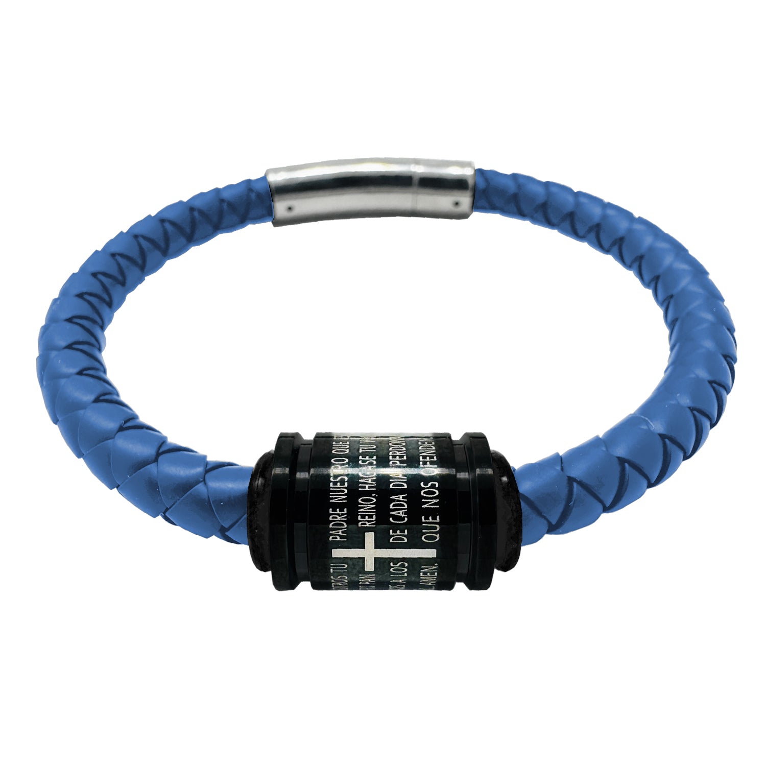 Pulsera caucho italiano Padre Nuestro