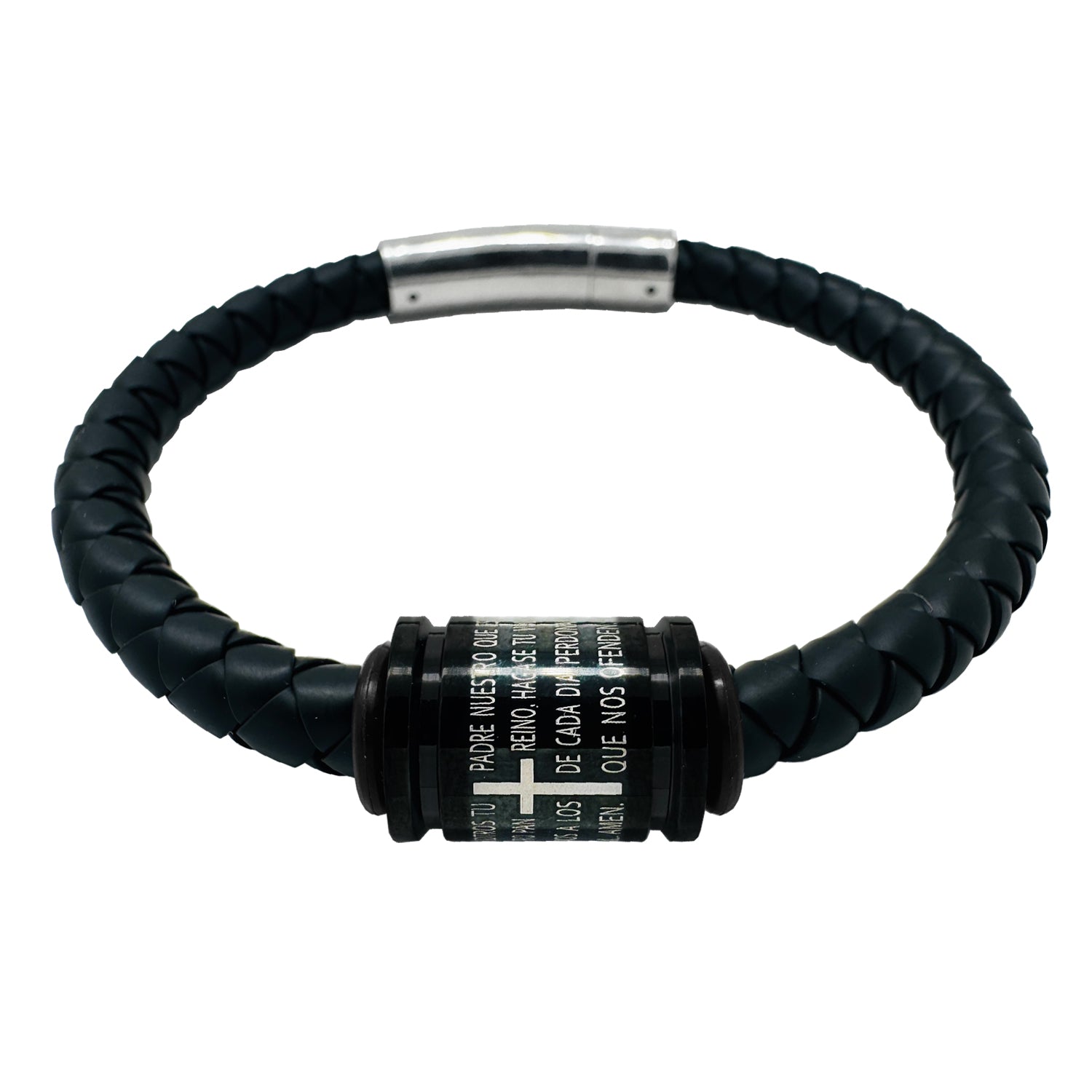 Pulsera caucho italiano Padre Nuestro