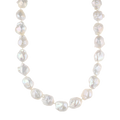 Collar perlas barroca blancas