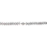 Collar perlas donas grises