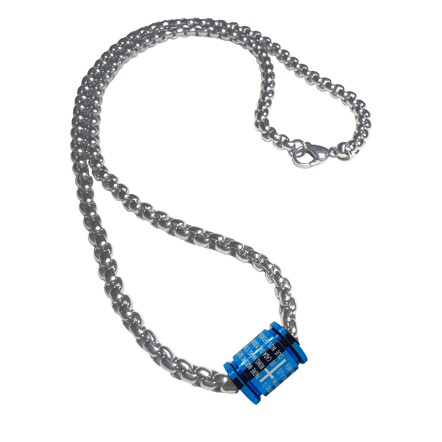 Collar tambor Padre Nuestro acero