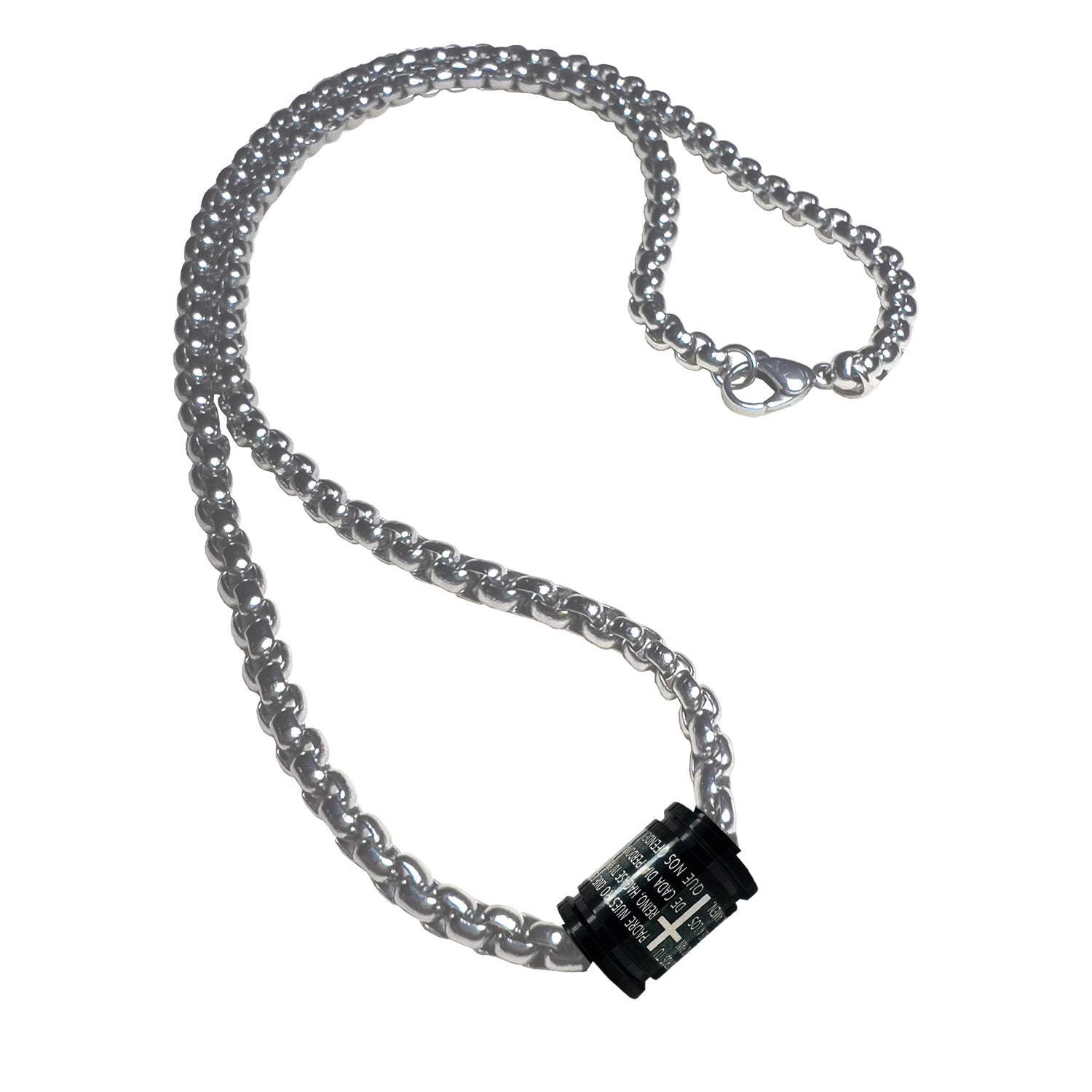 Collar tambor Padre Nuestro acero