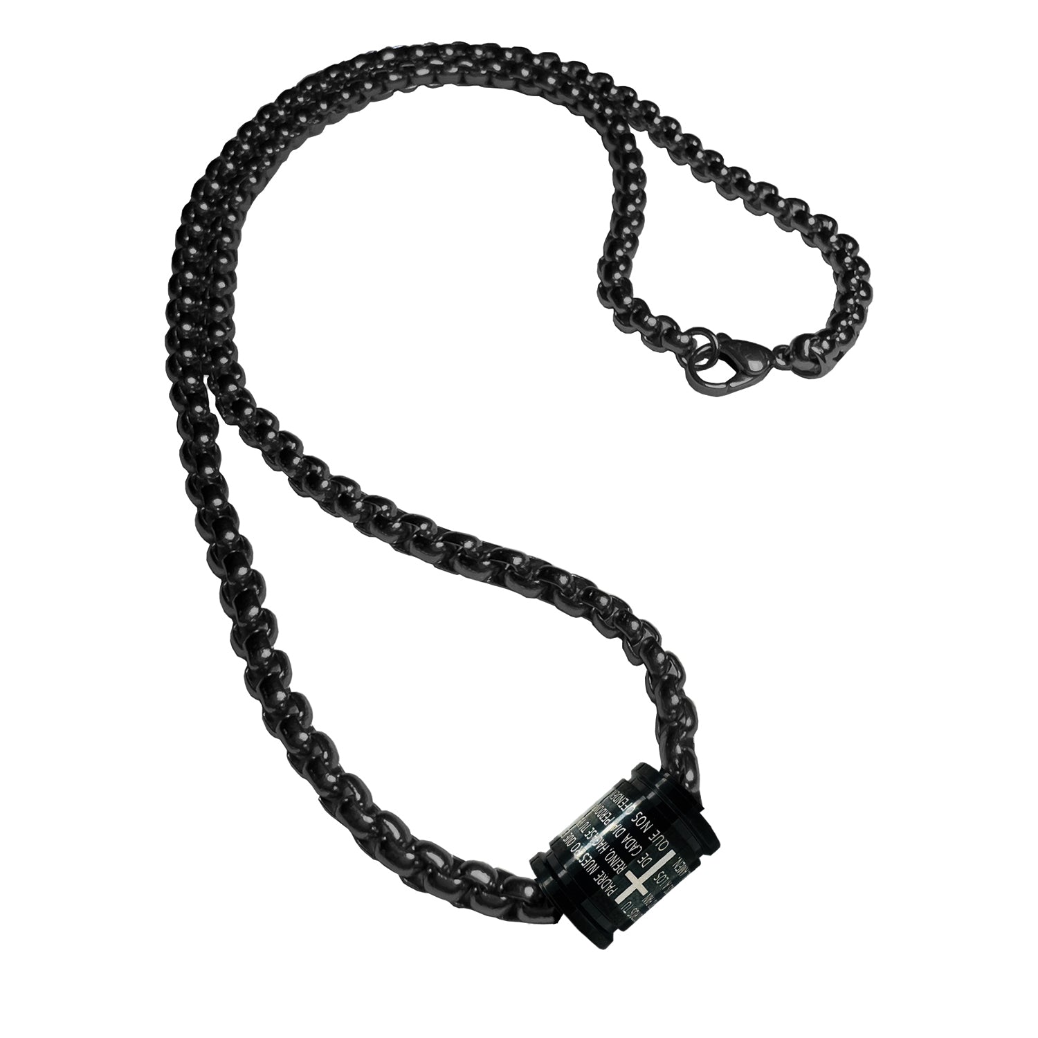 Collar tambor Padre Nuestro acero