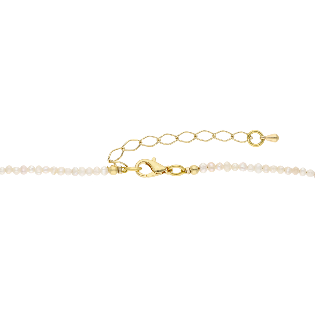 Collar perlas corbatín