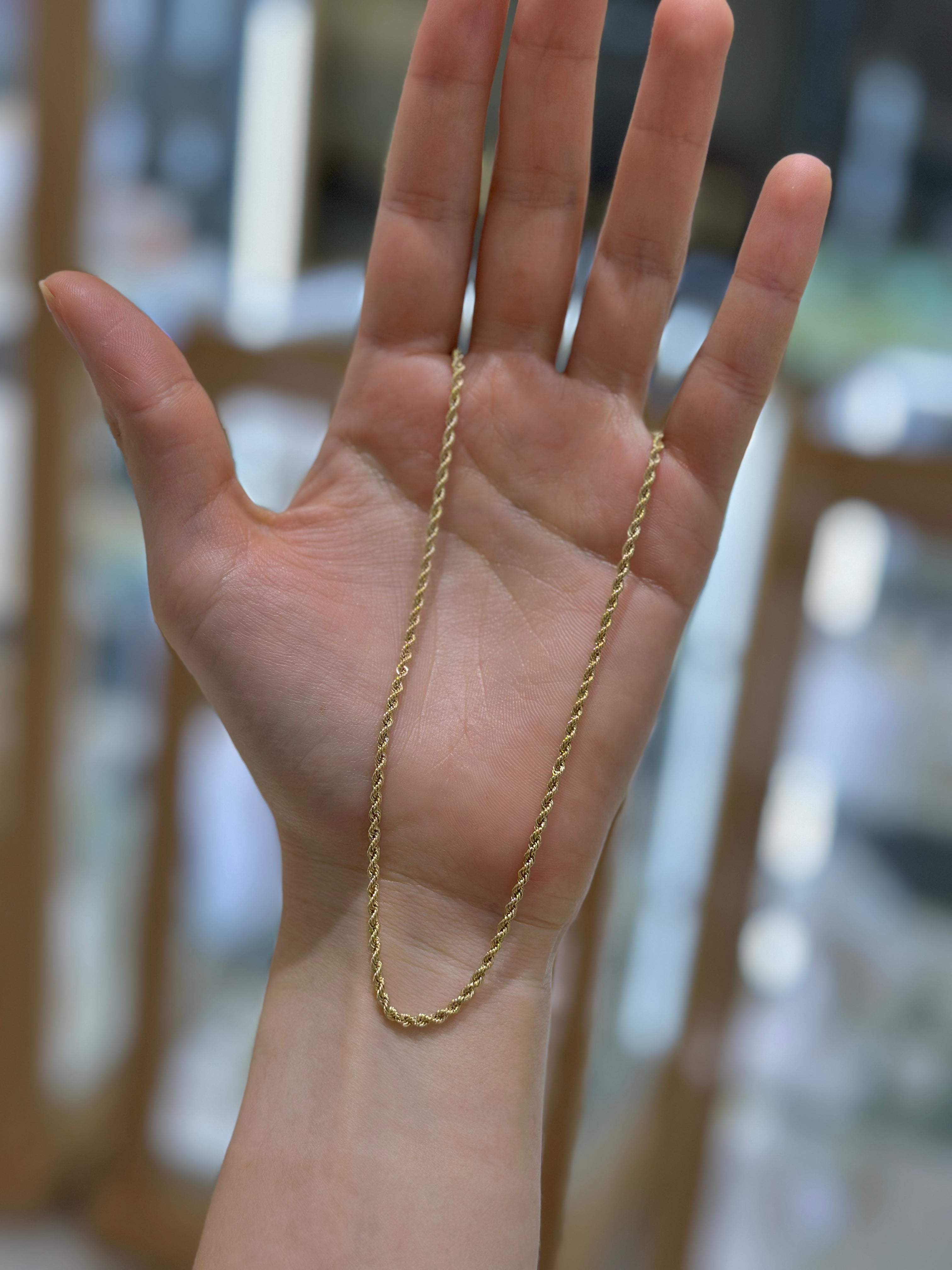 Cadena torsal 2mm 14K