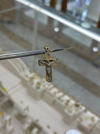 Cruz bicolor 14K