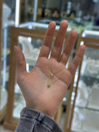 Collar plata cruz mini circonias