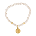 Pulsera perlitas escapulario Guadalupe