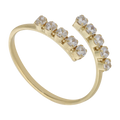 Anillo tu y yo circonias plata