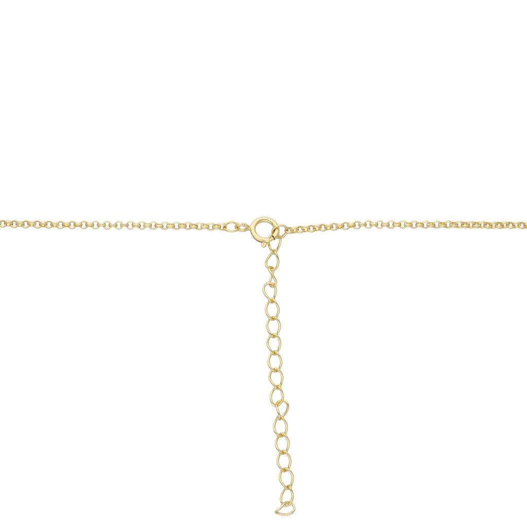 Collar corazón candado plata
