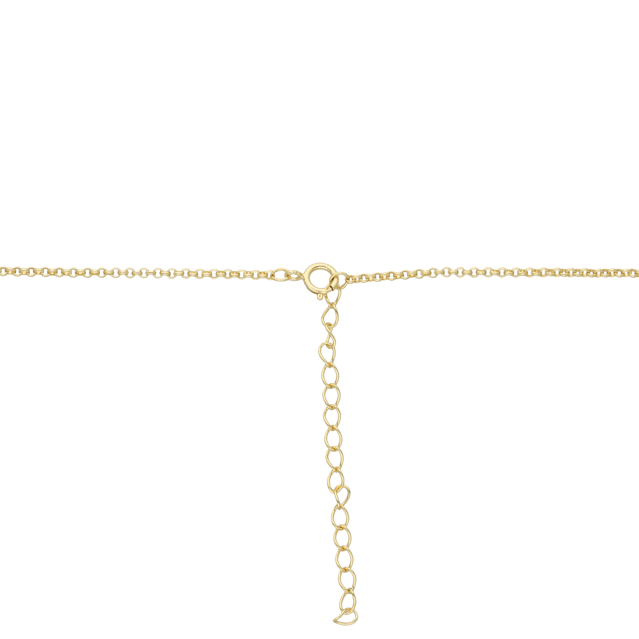 Collar corazón candado plata