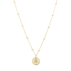 Collar bolitas Milagrosa plata