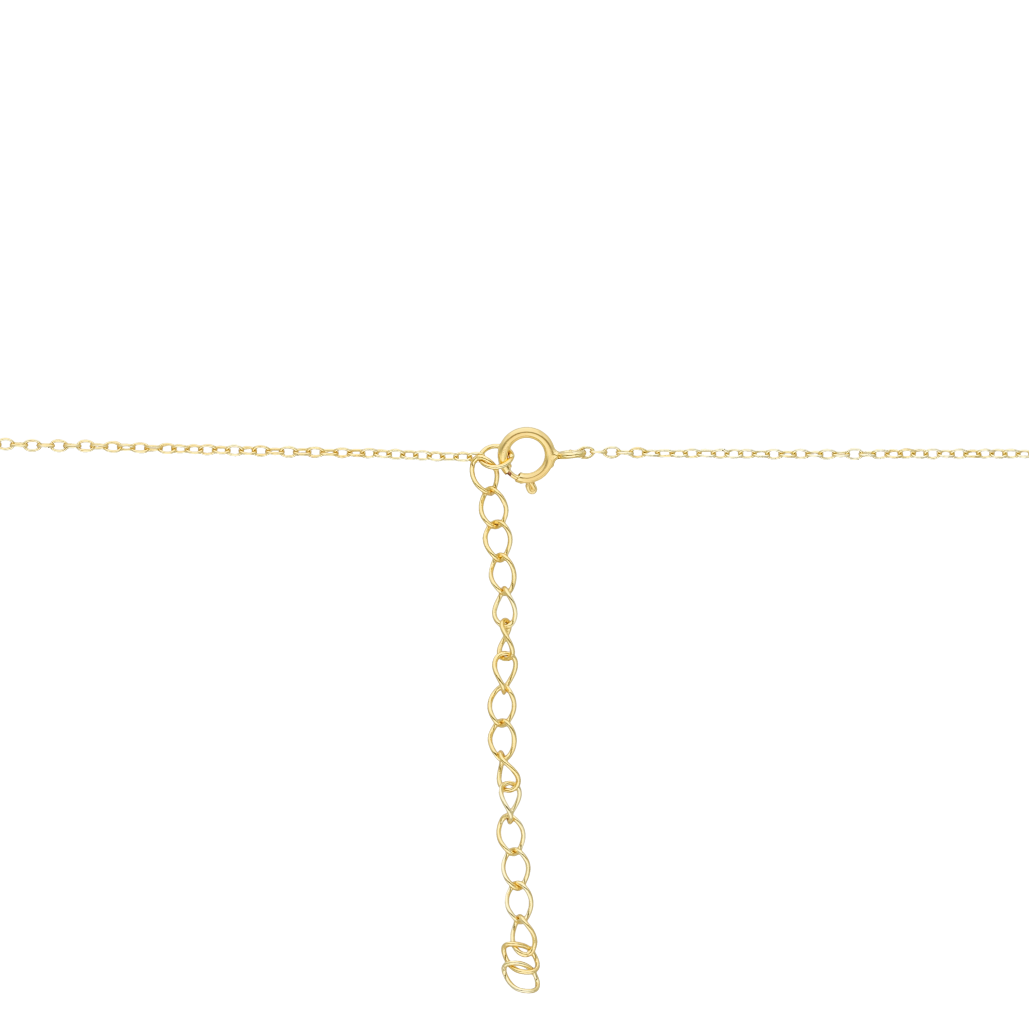 Collar plata cruz mini circonias