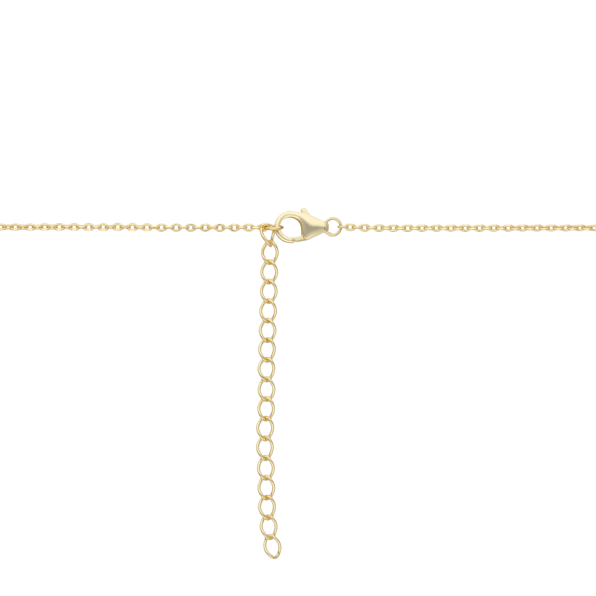 Collar dijes estrellas y lunas plata