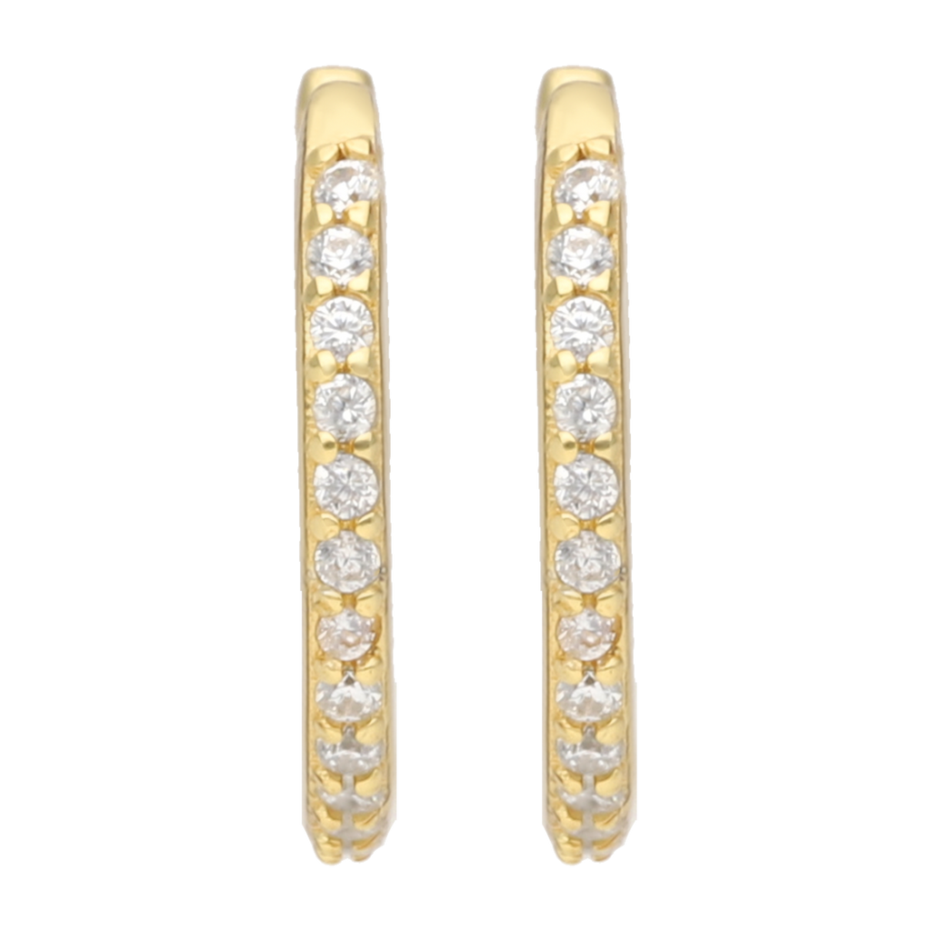 Earcuff 1 fila circonias plata