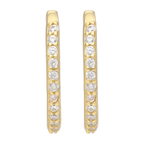 Earcuff 1 fila circonias plata