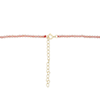 Collar piedras medalla madre perla busto Guadalupe