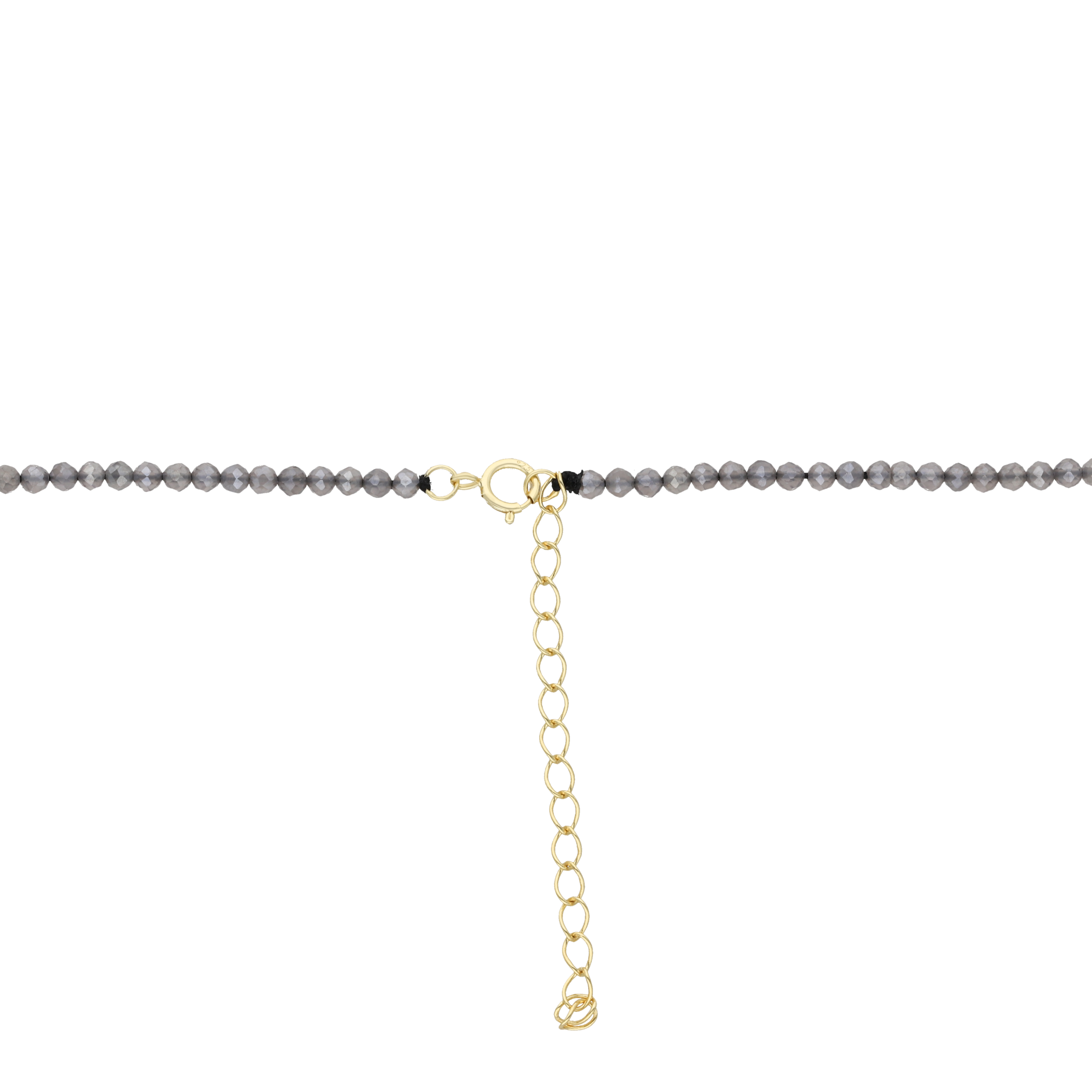 Collar piedra Virgen del Carmen madre perla