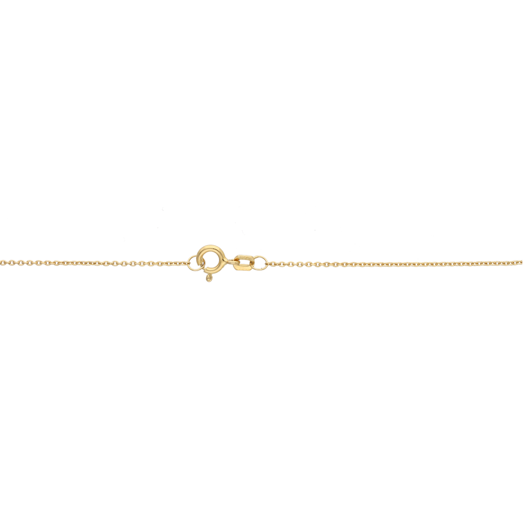 Collar círculo perlas blancas plata