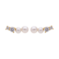 Ear climber perlas y circonias plata