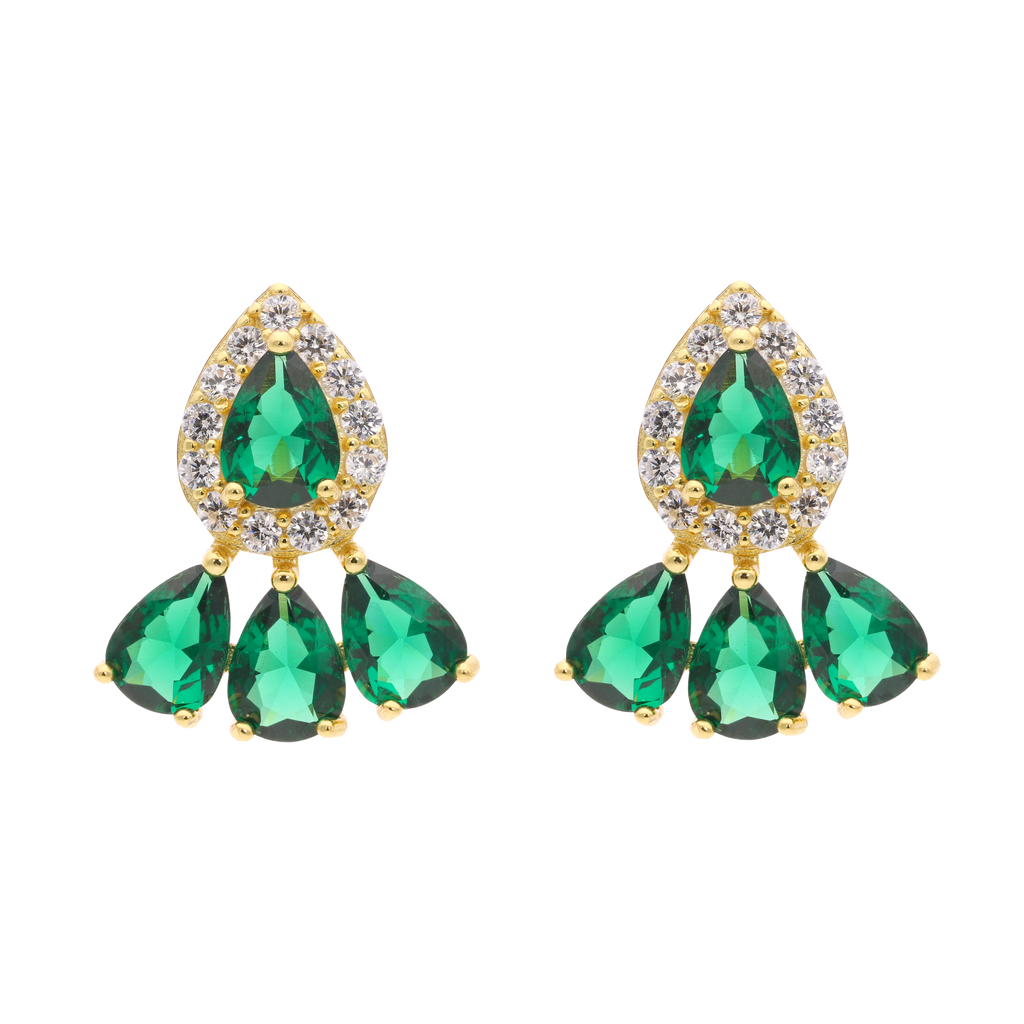 Set verde plata amarilla
