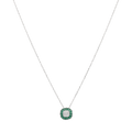 Collar circonias 2 colores plata