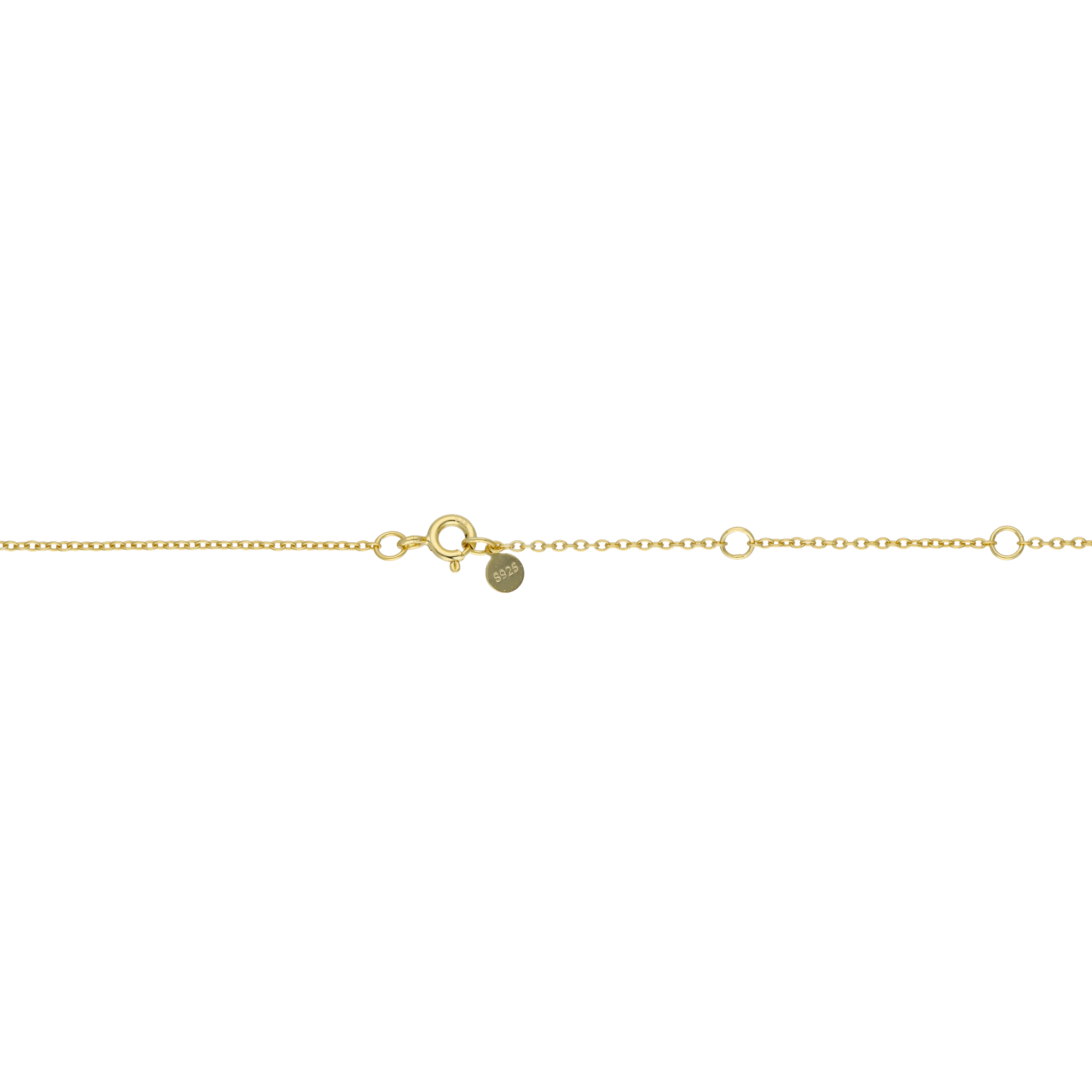 Collar niña coletas madre perla circonias plata