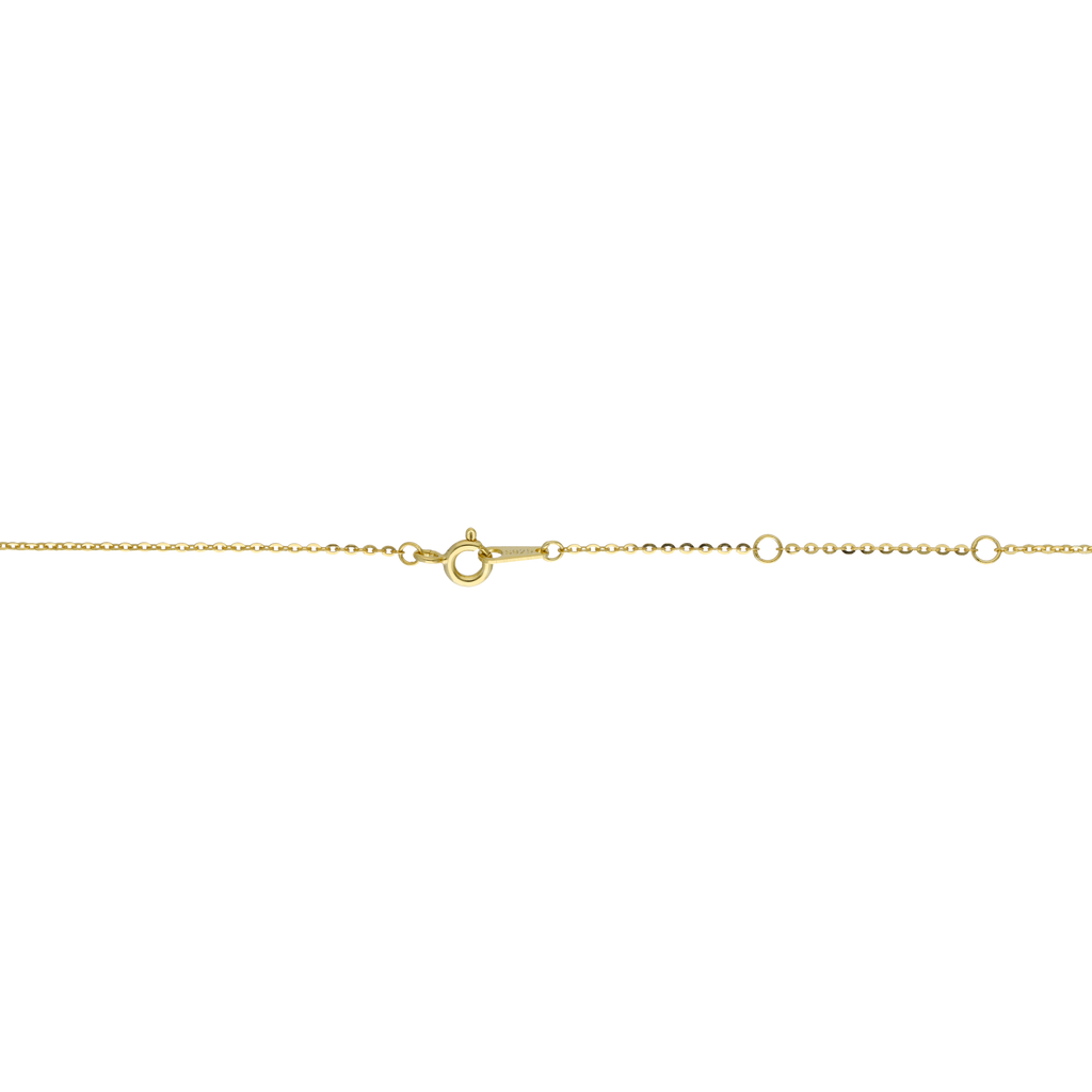 Collar estrella del norte madre perla plata