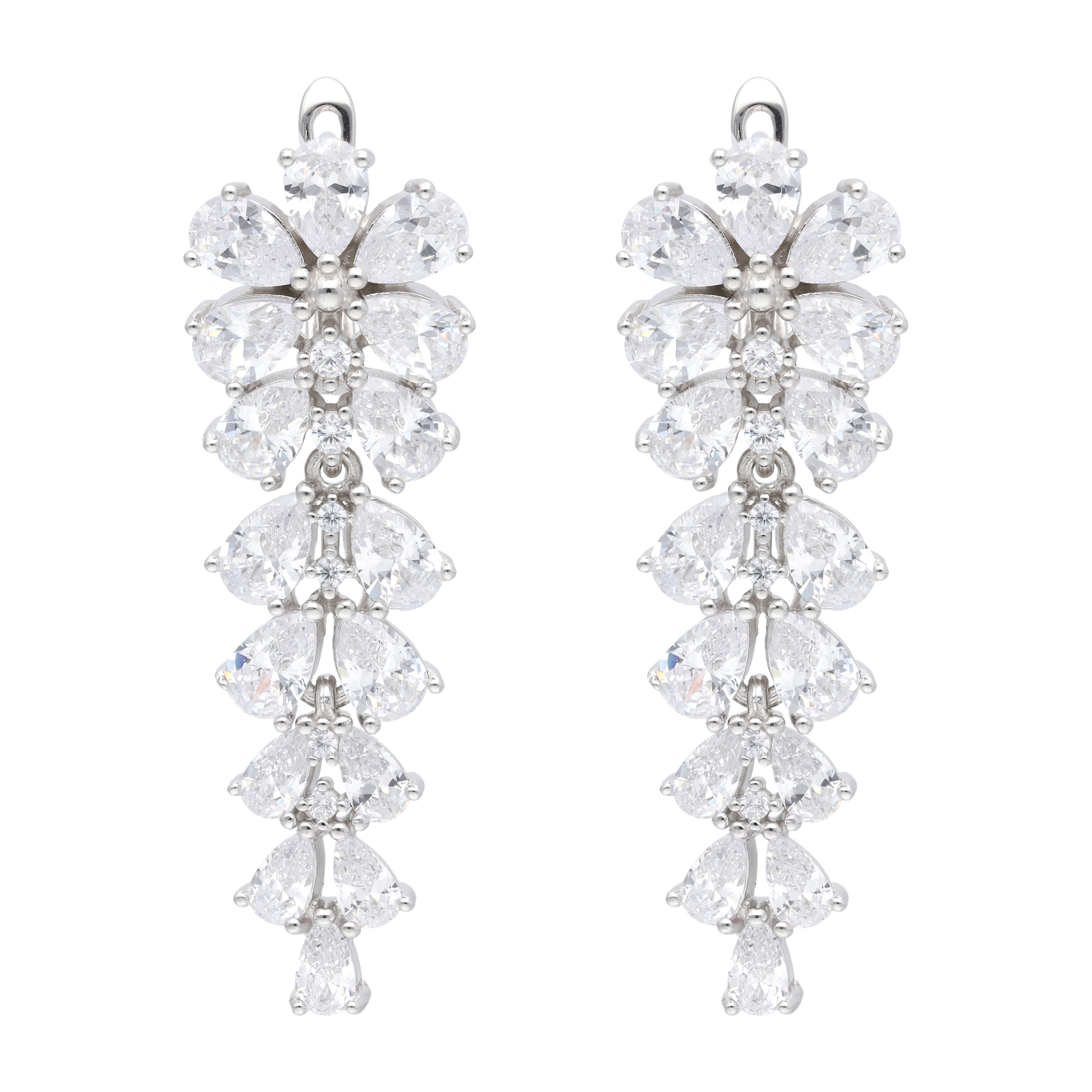 Set anillo/aretes/collar circonias plata