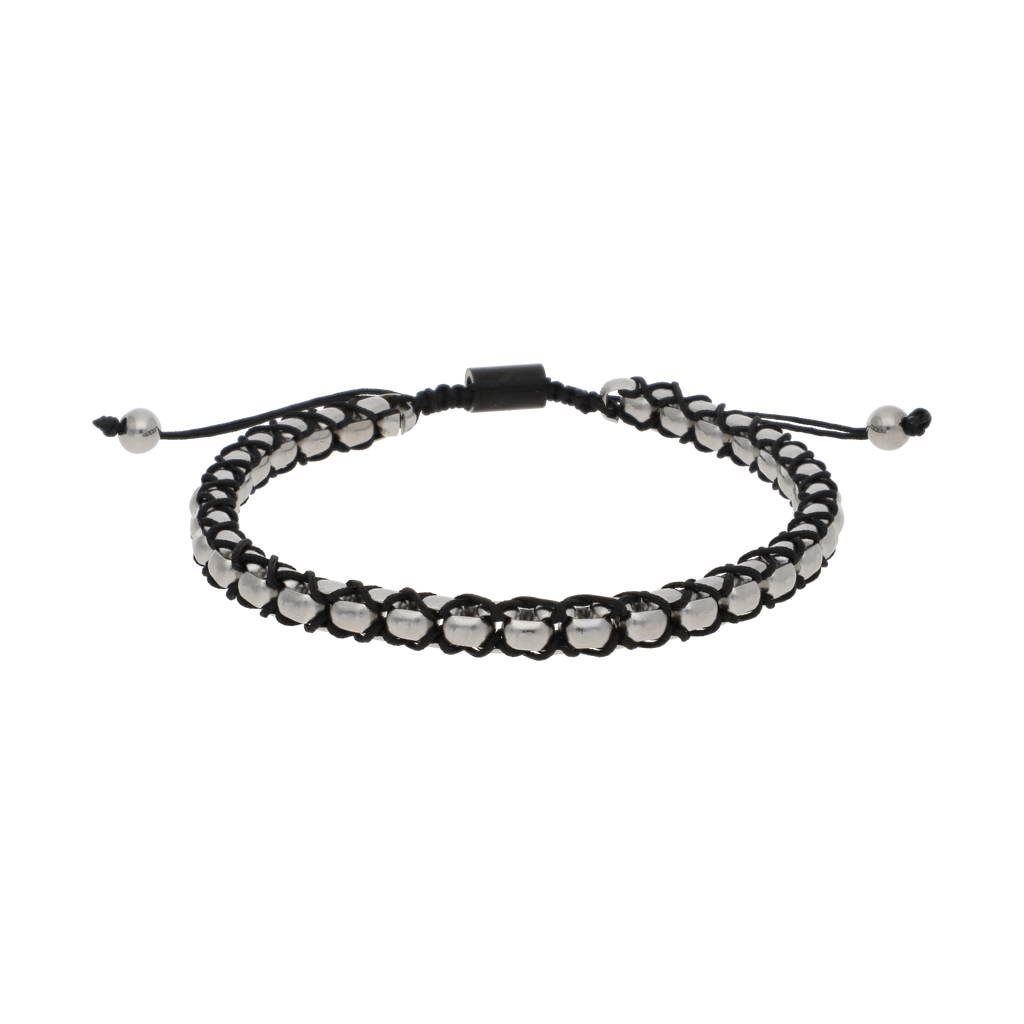 Pulsera hilo trenzado acero