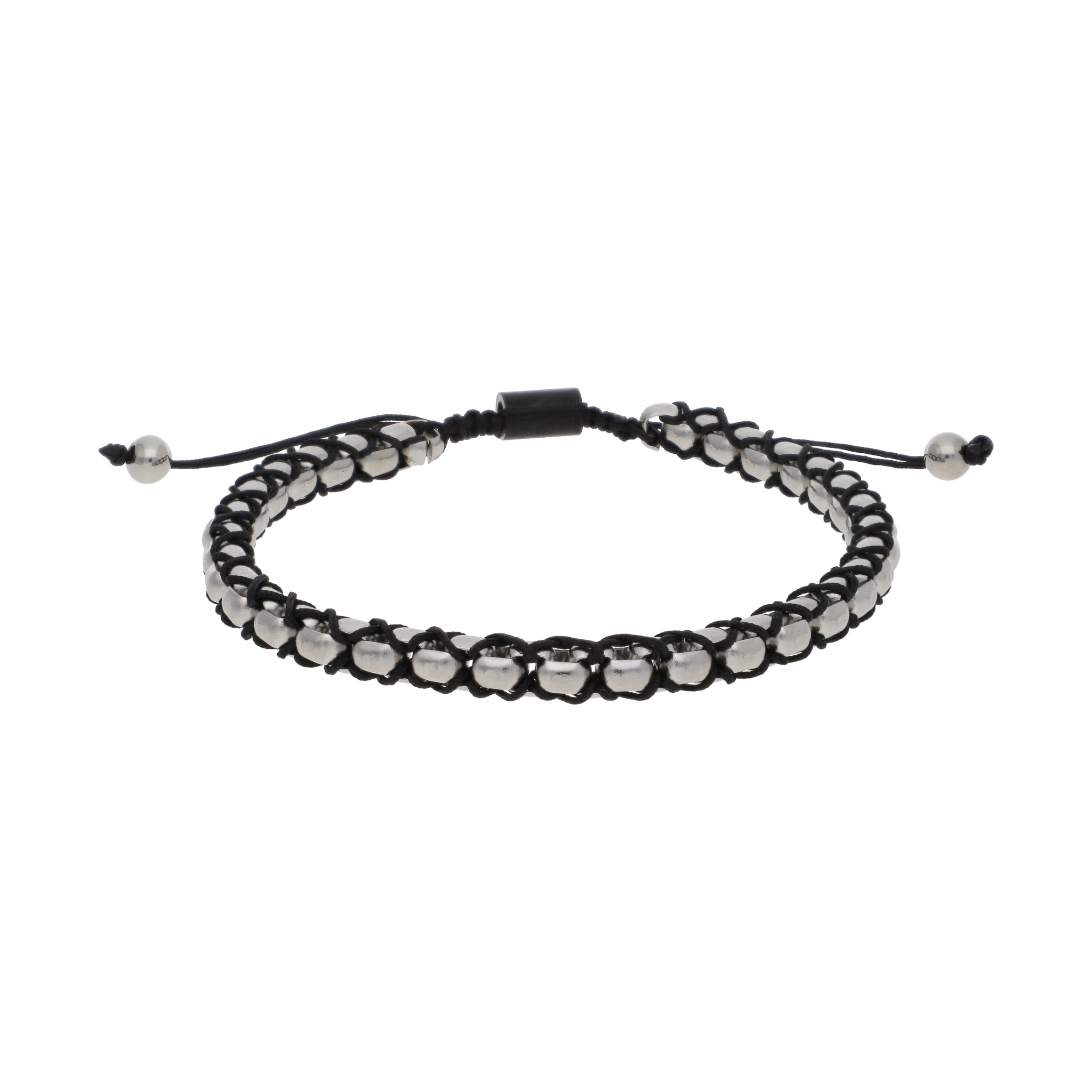 Pulsera hilo trenzado acero