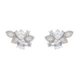 Ear climber multishape circonias plata