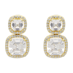 Arete 2 princess circonia plata