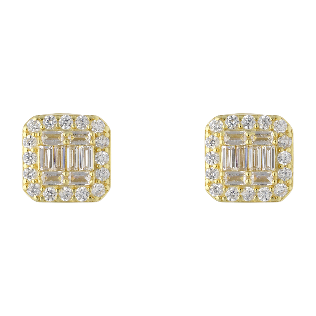Broquel princess con baguettes plata
