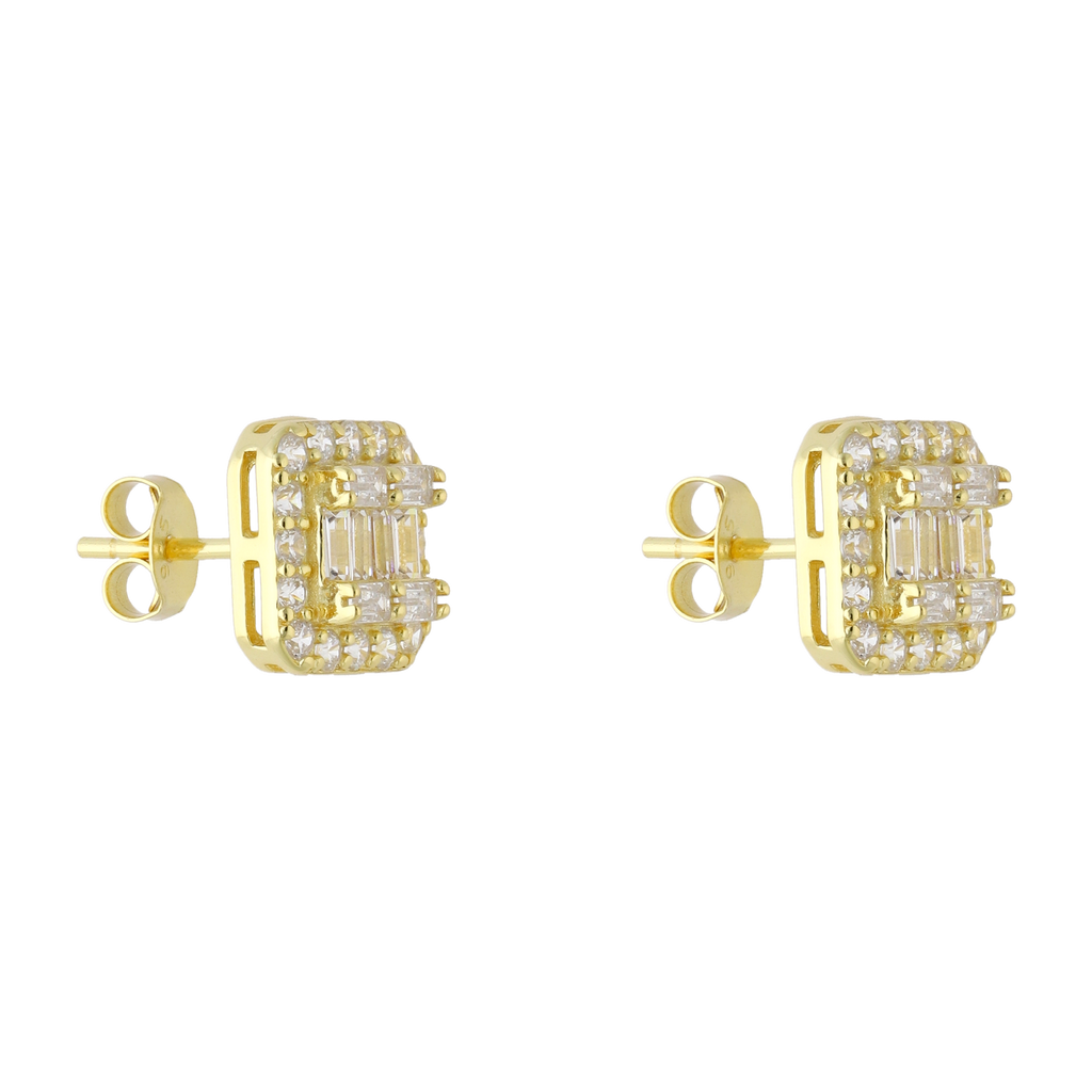 Broquel princess con baguettes plata