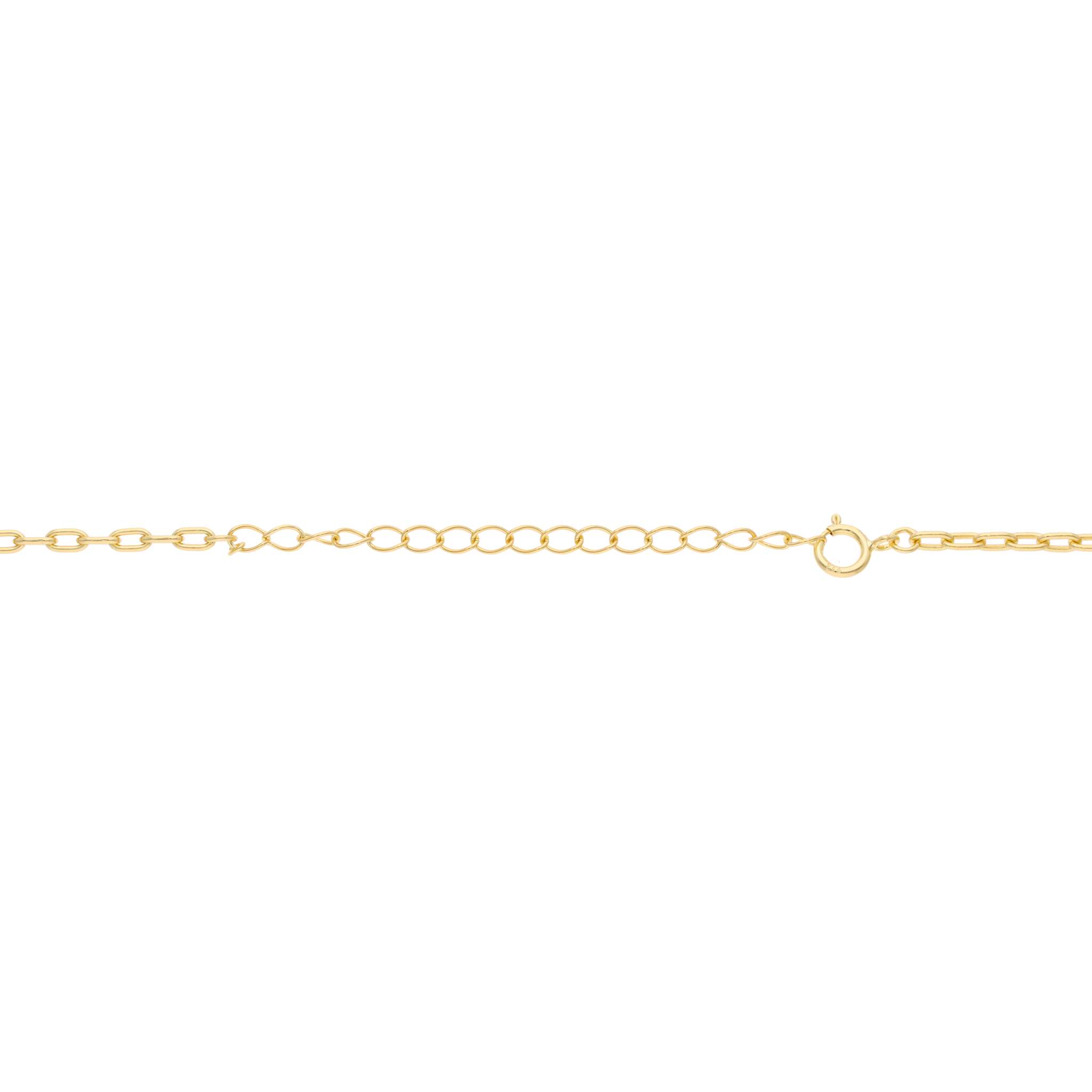 Collar cruz circonias cadena clip plata