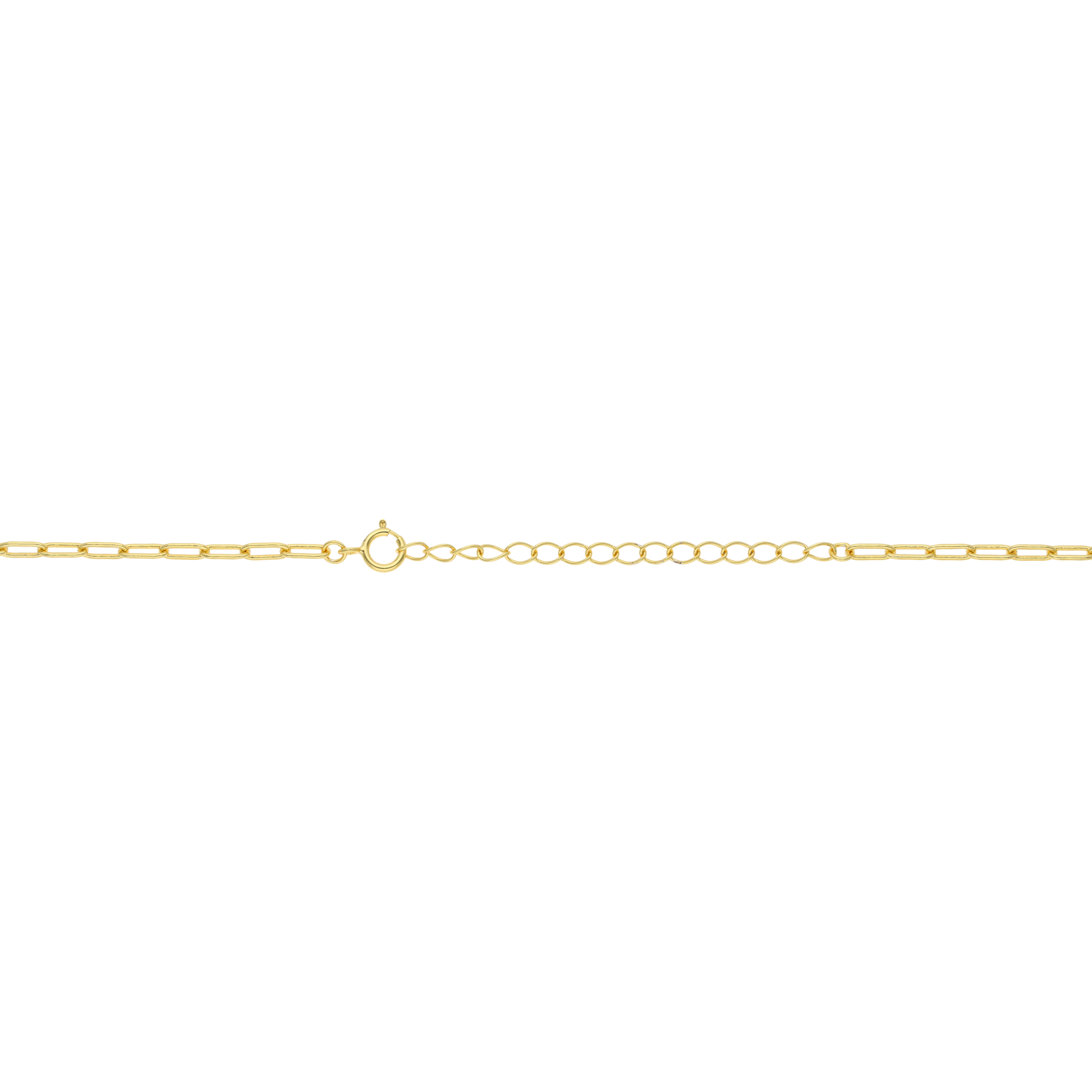 Collar cadena clip cruz madre perla plata