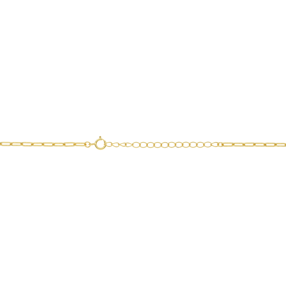 Collar cadena clip cruz madre perla plata