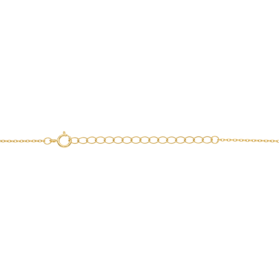 Collar cruz madre perla 6 perlitas plata