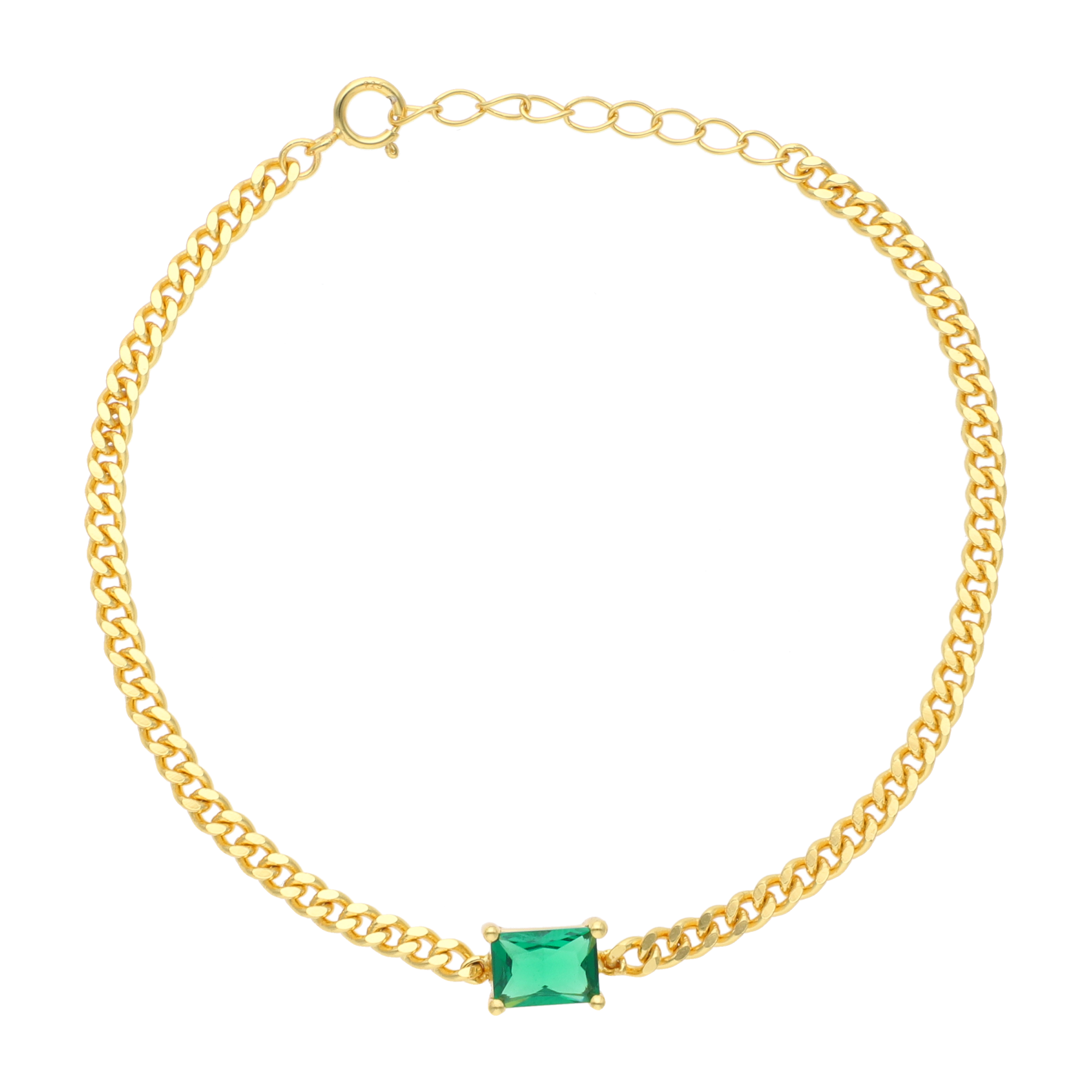 Set verde plata amarilla