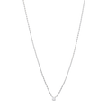 Collar circonia mini plata
