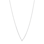 Collar circonia mini plata