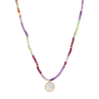 Collar San Benito semipreciosas plata