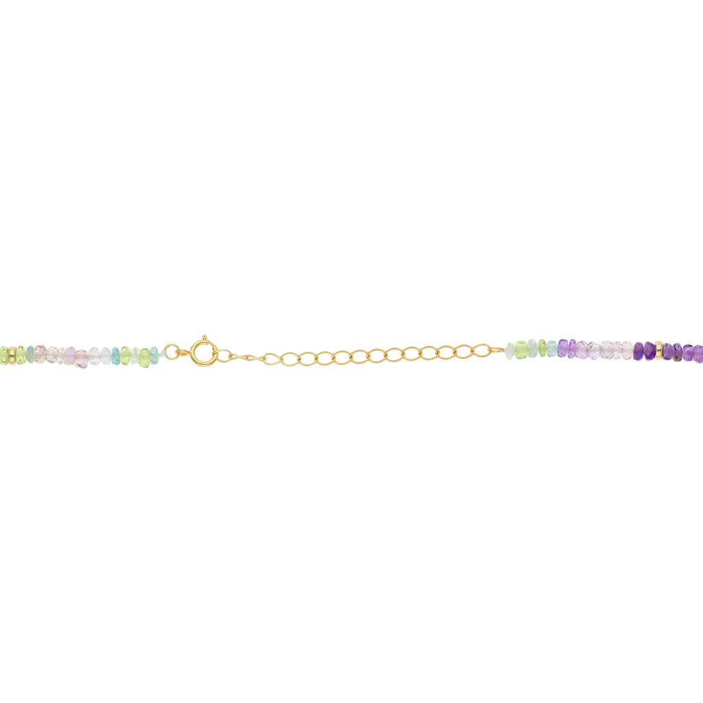 Collar San Benito semipreciosas plata